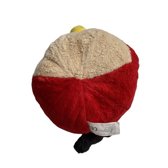 Commonwealth Angry Birds Red Bird 8" Plush Stuffed Animal 2010 Soft No Sound - Picture 4 of 7